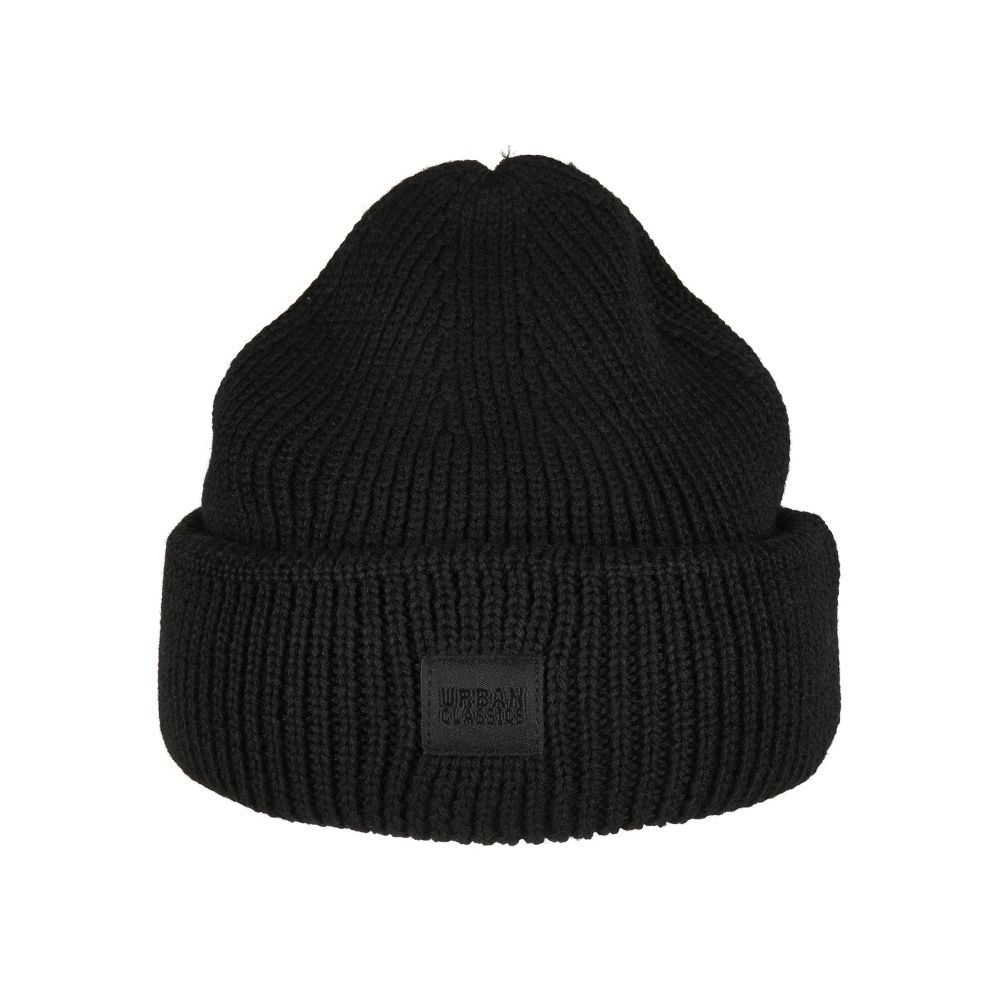 Urban Classics - Knitted Wool Mütze Beanie - Schwarz